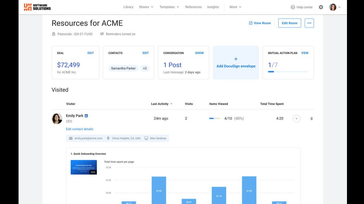 Improve seller productivity